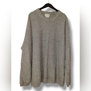 St. John's Bay Vintage Crewneck Sweater in Tan and Black